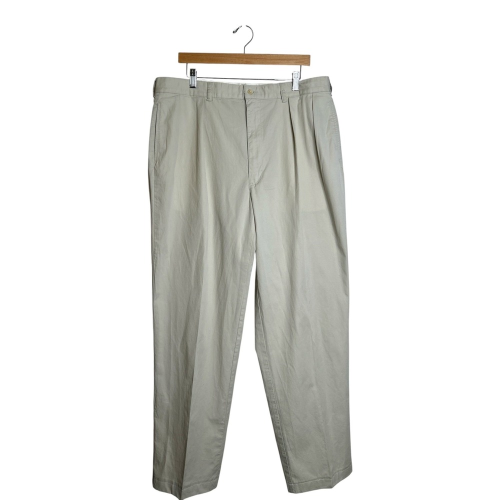 Vintage Polo Golf Ralph Lauren Chino Pants Khaki 38x34 Shield Patch